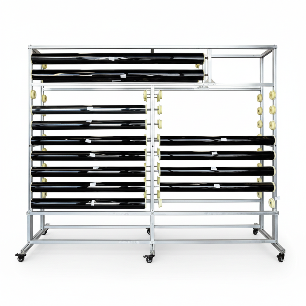 Film Tower™ | Professional Window Film Storage Rack & Organizer