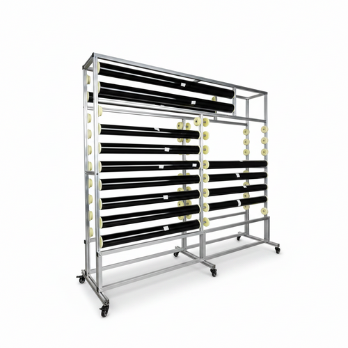Film Tower™ | Professional Window Film Storage Rack & Organizer