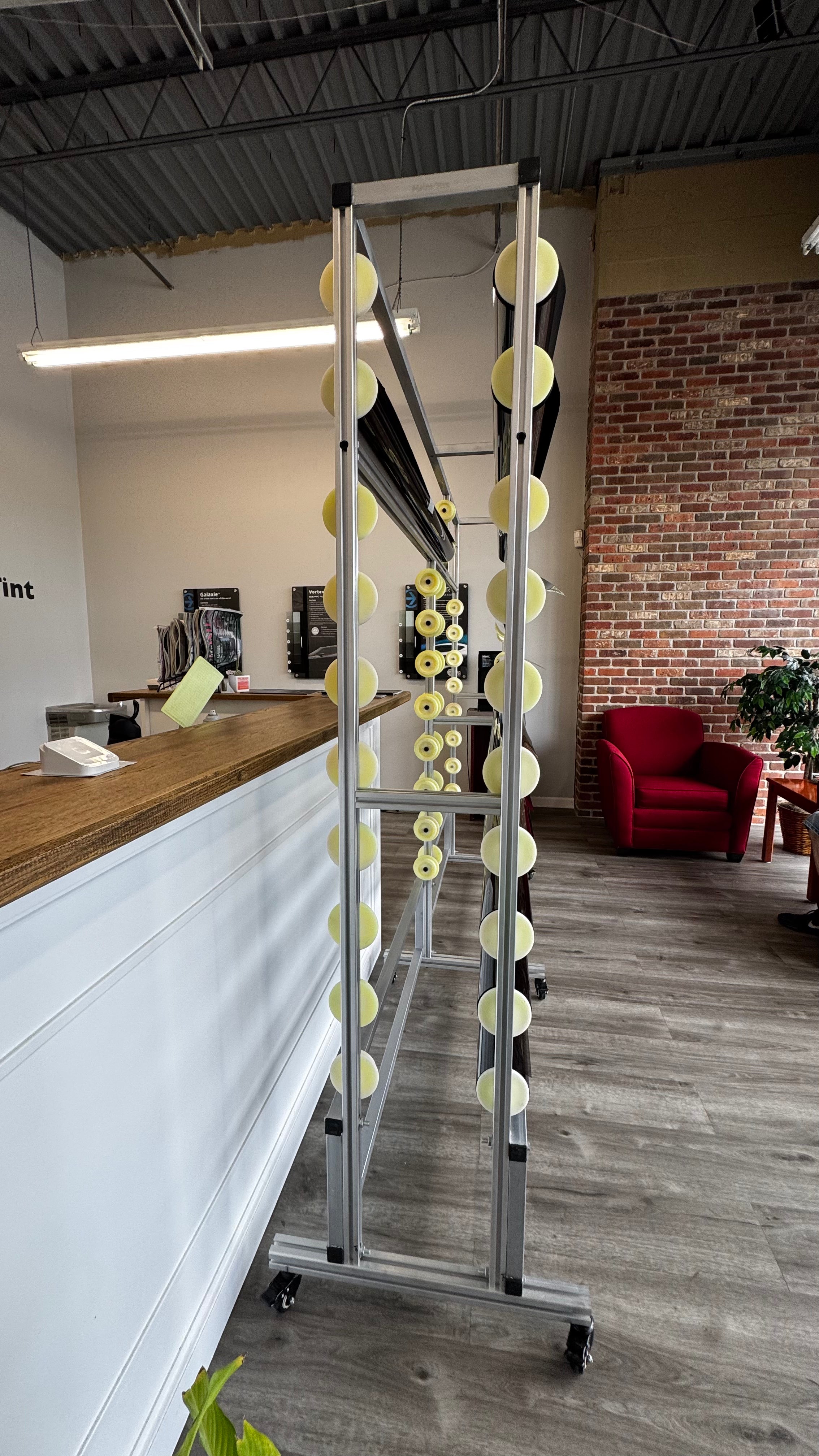 Film Tower™ | Professional Window Film Storage Rack & Organizer