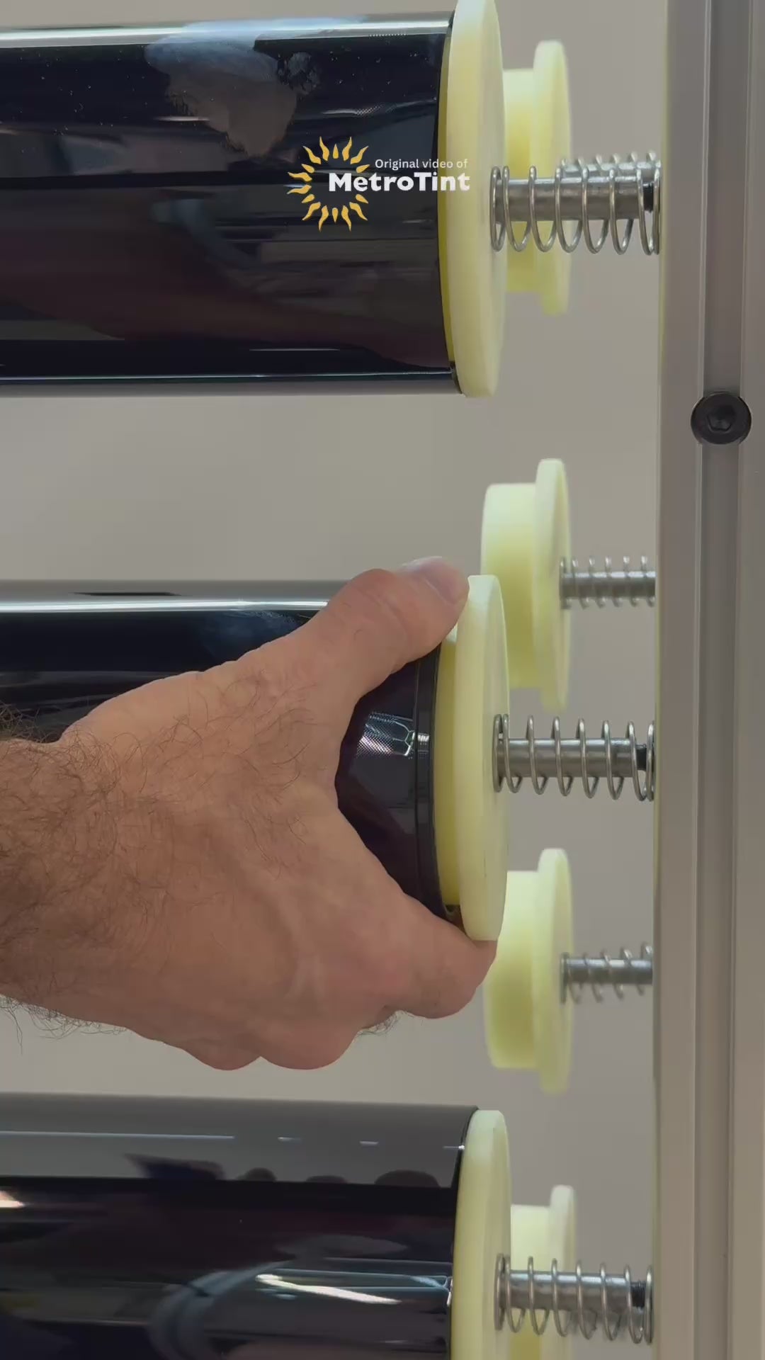 Film Tower™ | Professional Window Film Storage Rack & Organizer